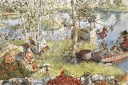 The Crayfish Season Opens Carl Larsson